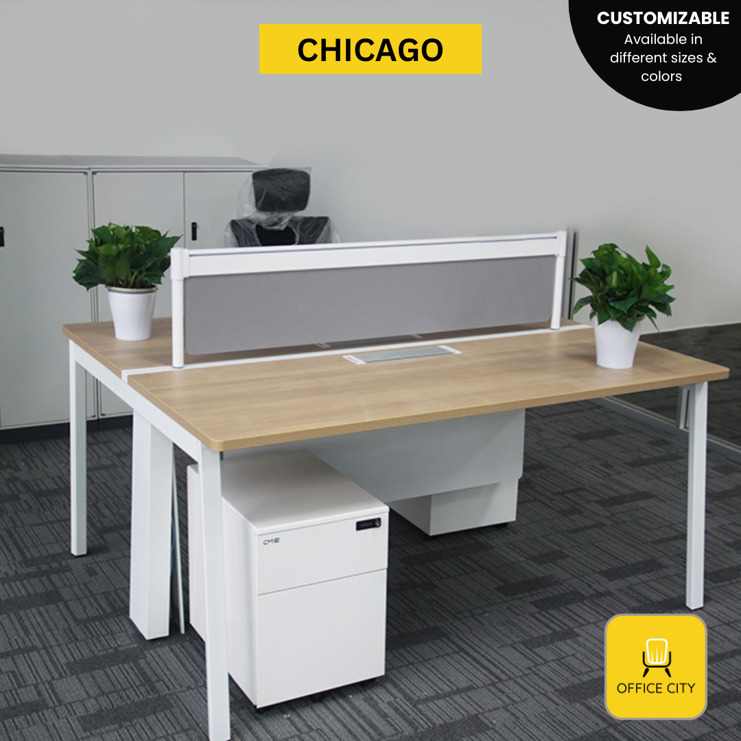 Chicago - Screen Panel Divider Workstation | Customizable