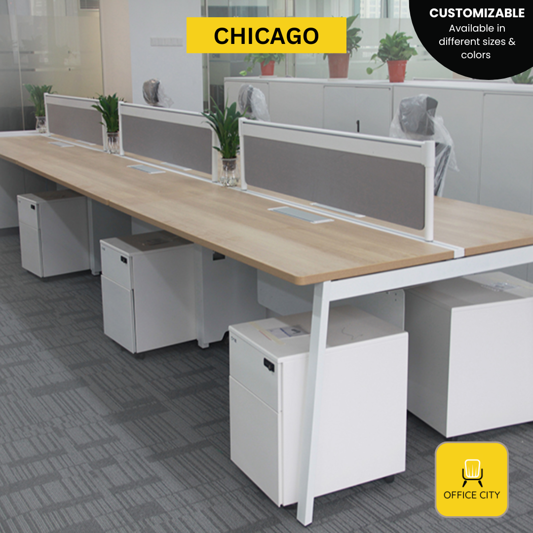 Chicago - Screen Panel Divider Workstation | Customizable