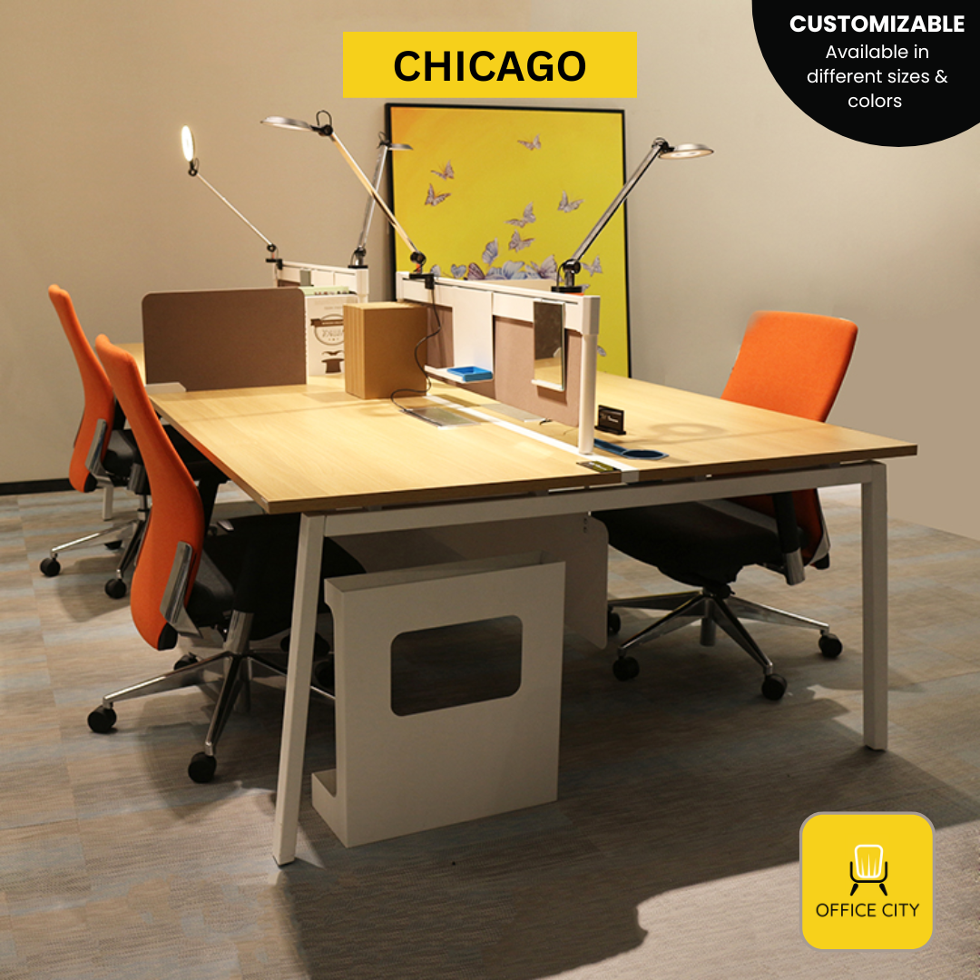 Chicago - Screen Panel Divider Workstation | Customizable
