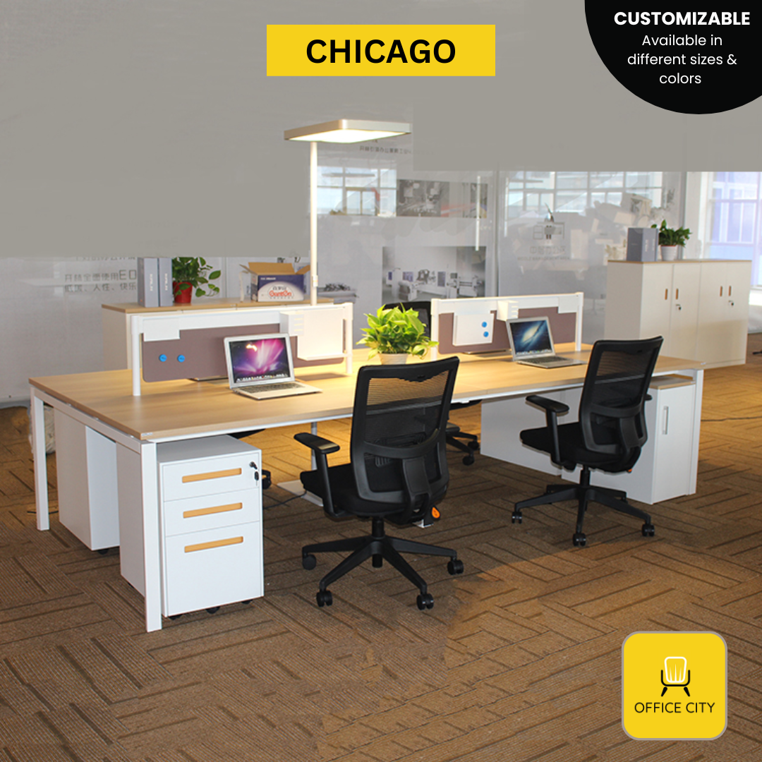 Chicago - Screen Panel Divider Workstation | Customizable