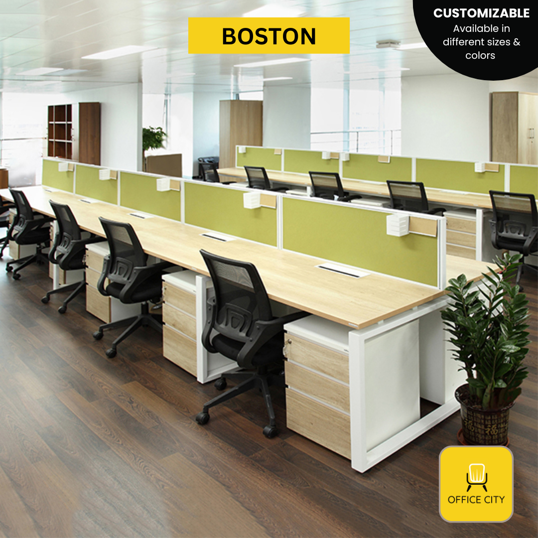 Boston - Screen Panel Divider Workstation | Customizable