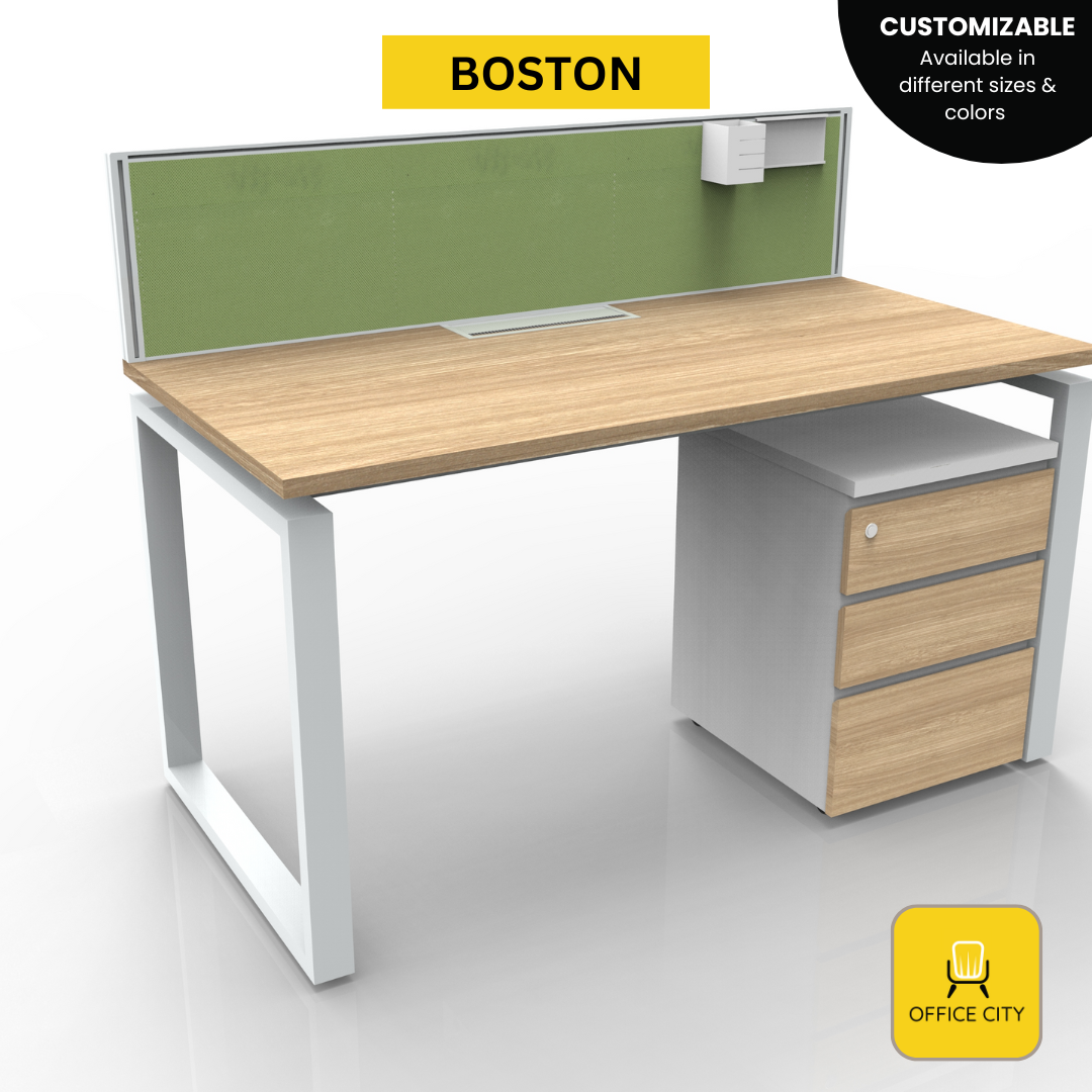 Boston - Screen Panel Divider Workstation | Customizable