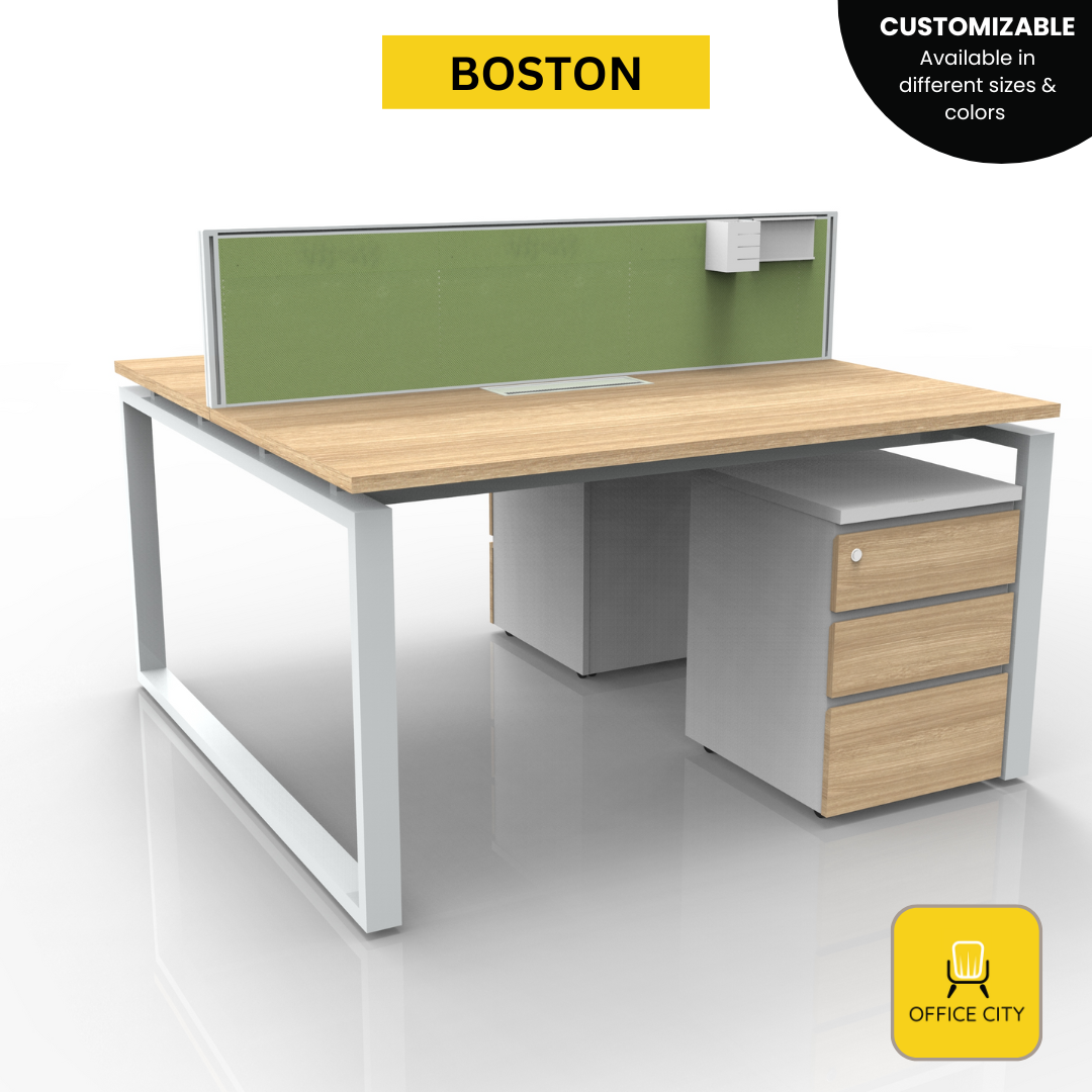 Boston - Screen Panel Divider Workstation | Customizable