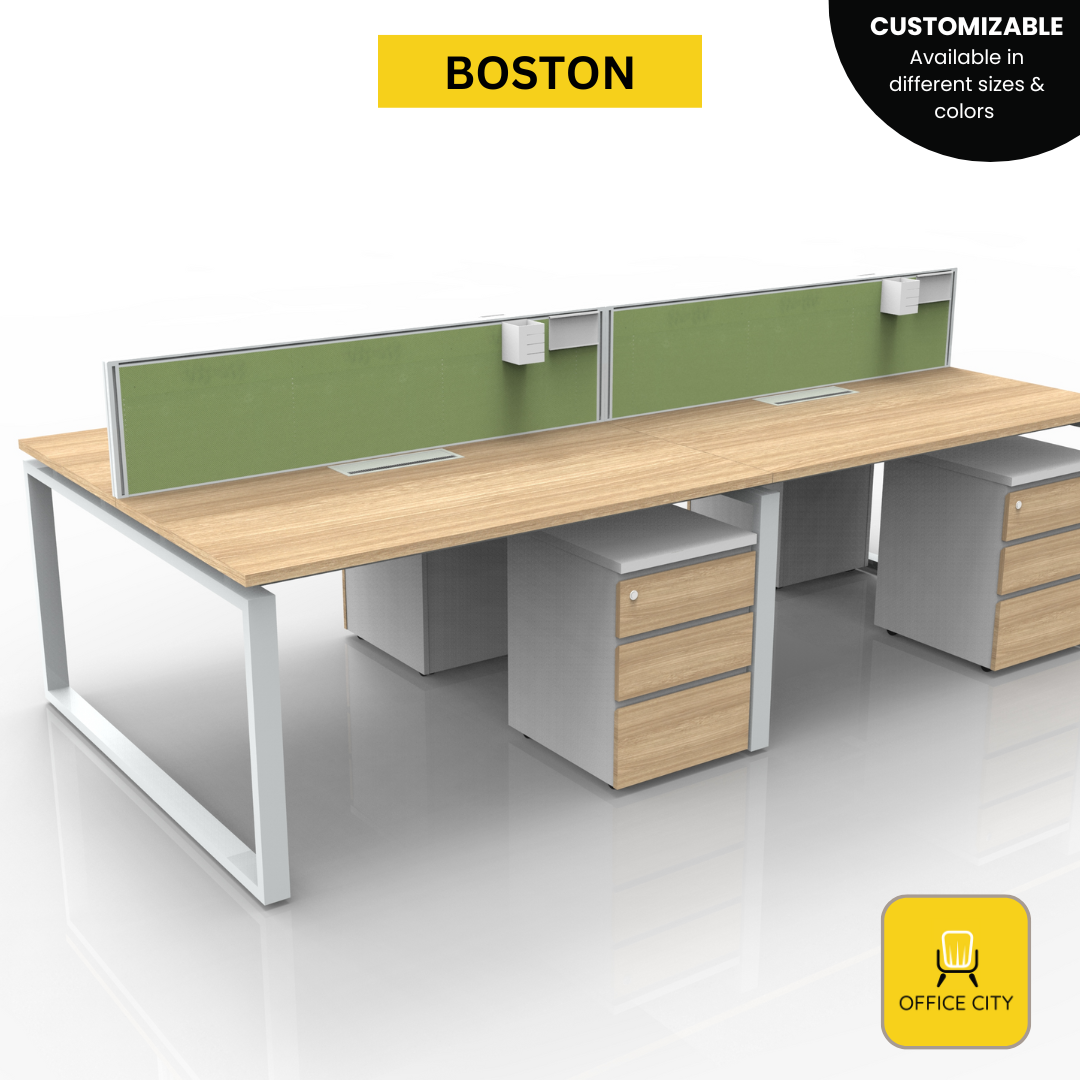 Boston - Screen Panel Divider Workstation | Customizable