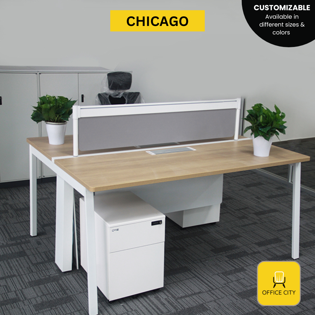 Chicago -  Screen Panel Divider Workstation | Customizable