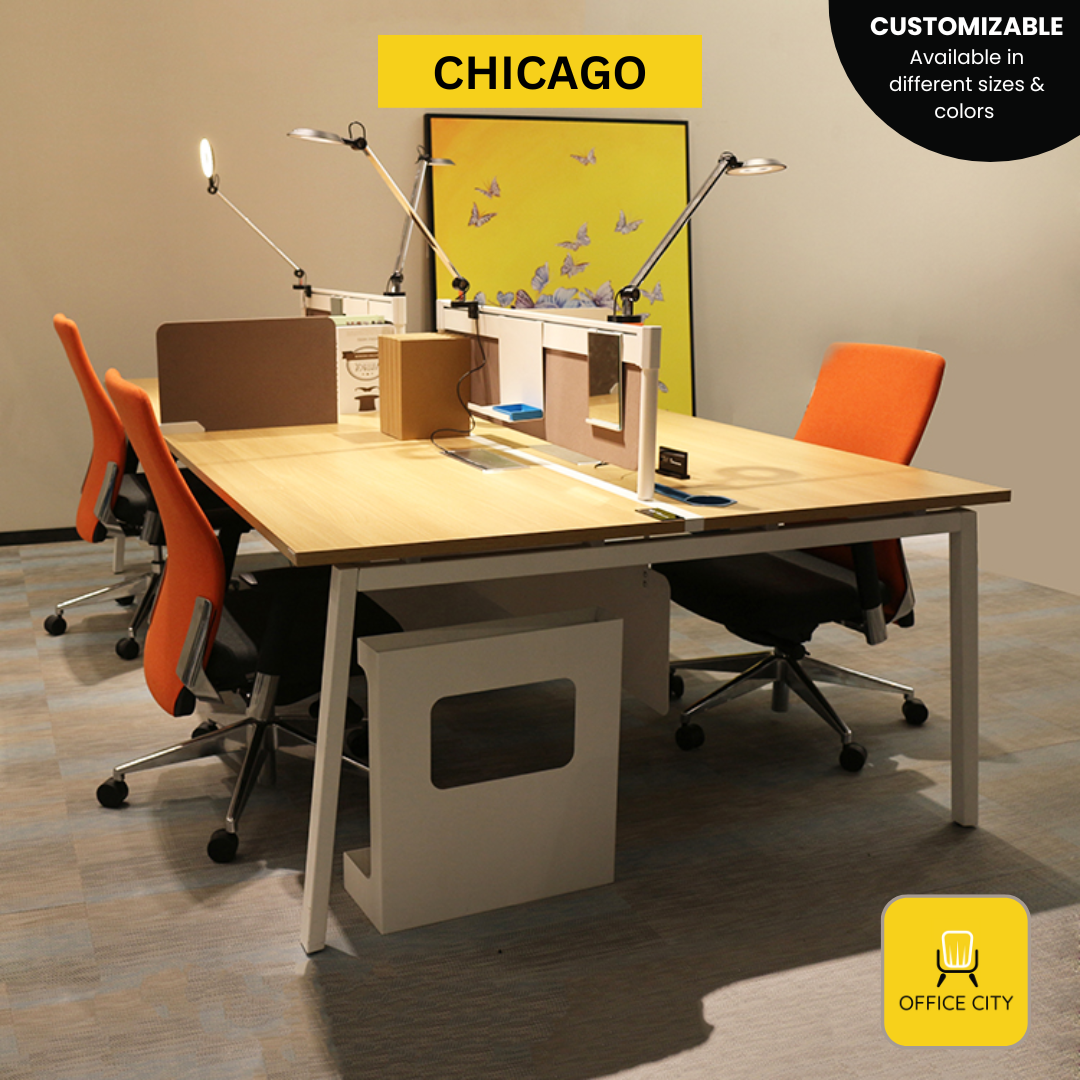 Chicago -  Screen Panel Divider Workstation | Customizable