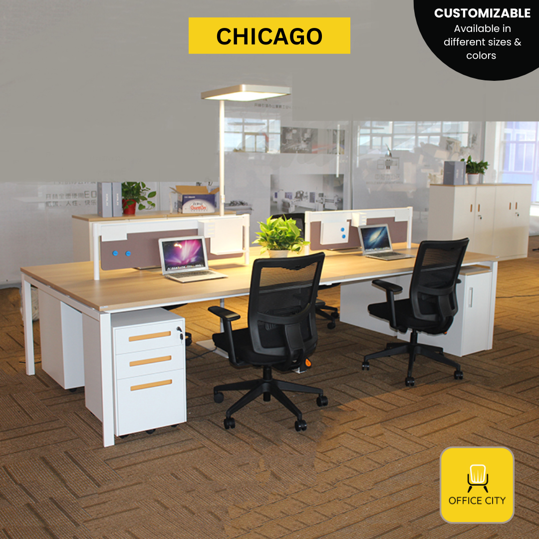 Chicago -  Screen Panel Divider Workstation | Customizable