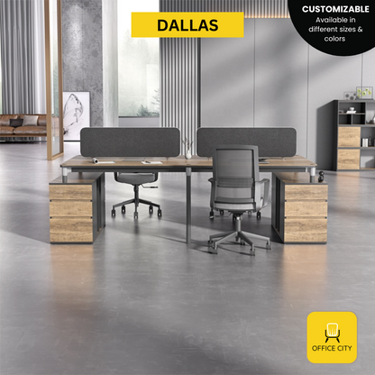 Dallas - Screen Panel Divider Workstation | Customizable