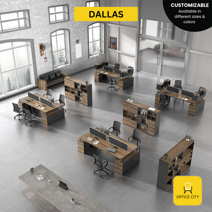 Dallas - Screen Panel Divider Workstation | Customizable