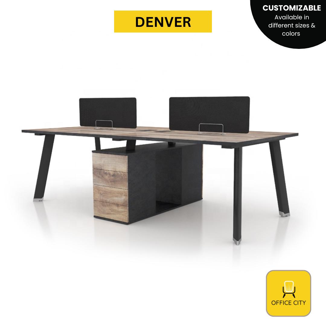 Denver - Screen Panel Divider Workstation | Customizable