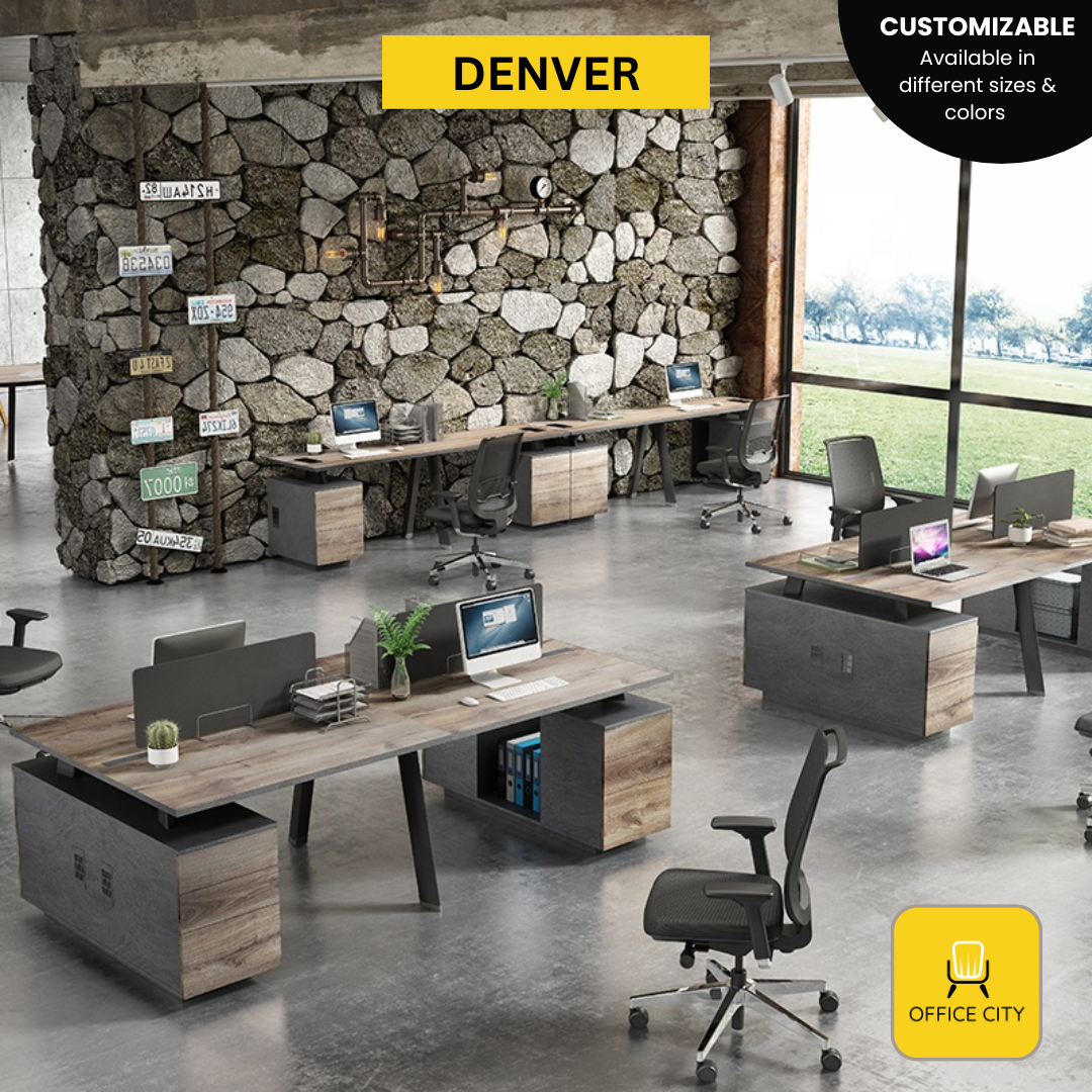 Denver - Screen Panel Divider Workstation | Customizable