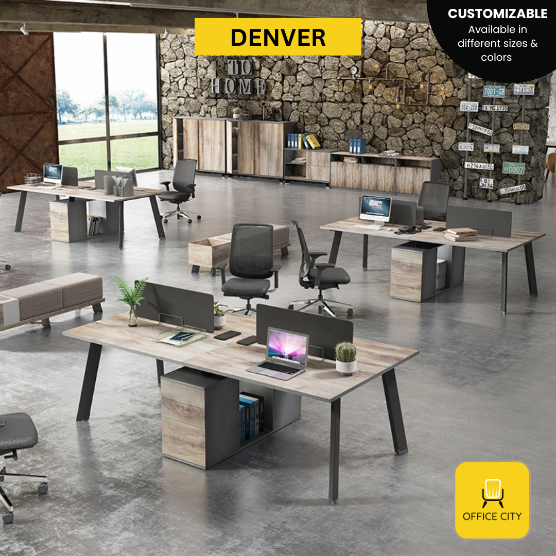 Denver - Screen Panel Divider Workstation | Customizable