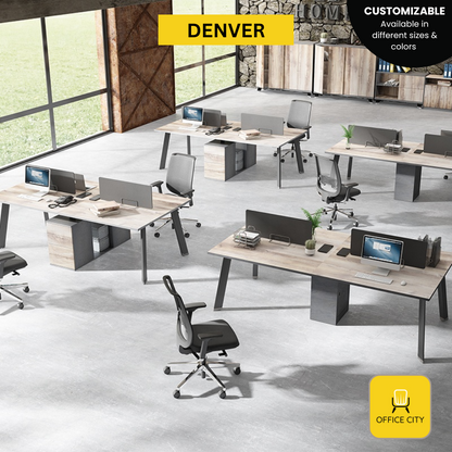 Denver - Screen Panel Divider Workstation | Customizable