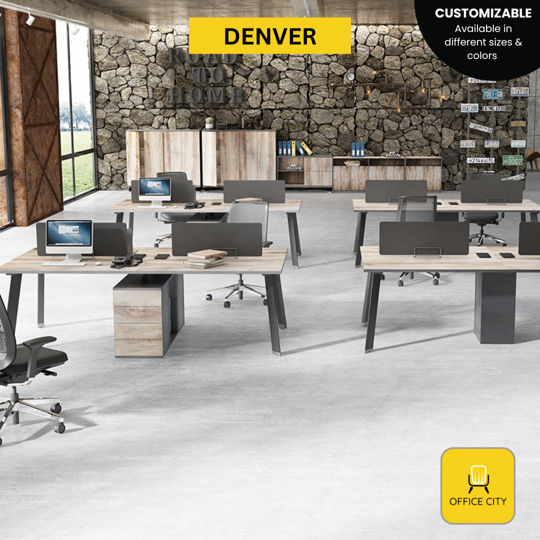 Denver - Screen Panel Divider Workstation | Customizable