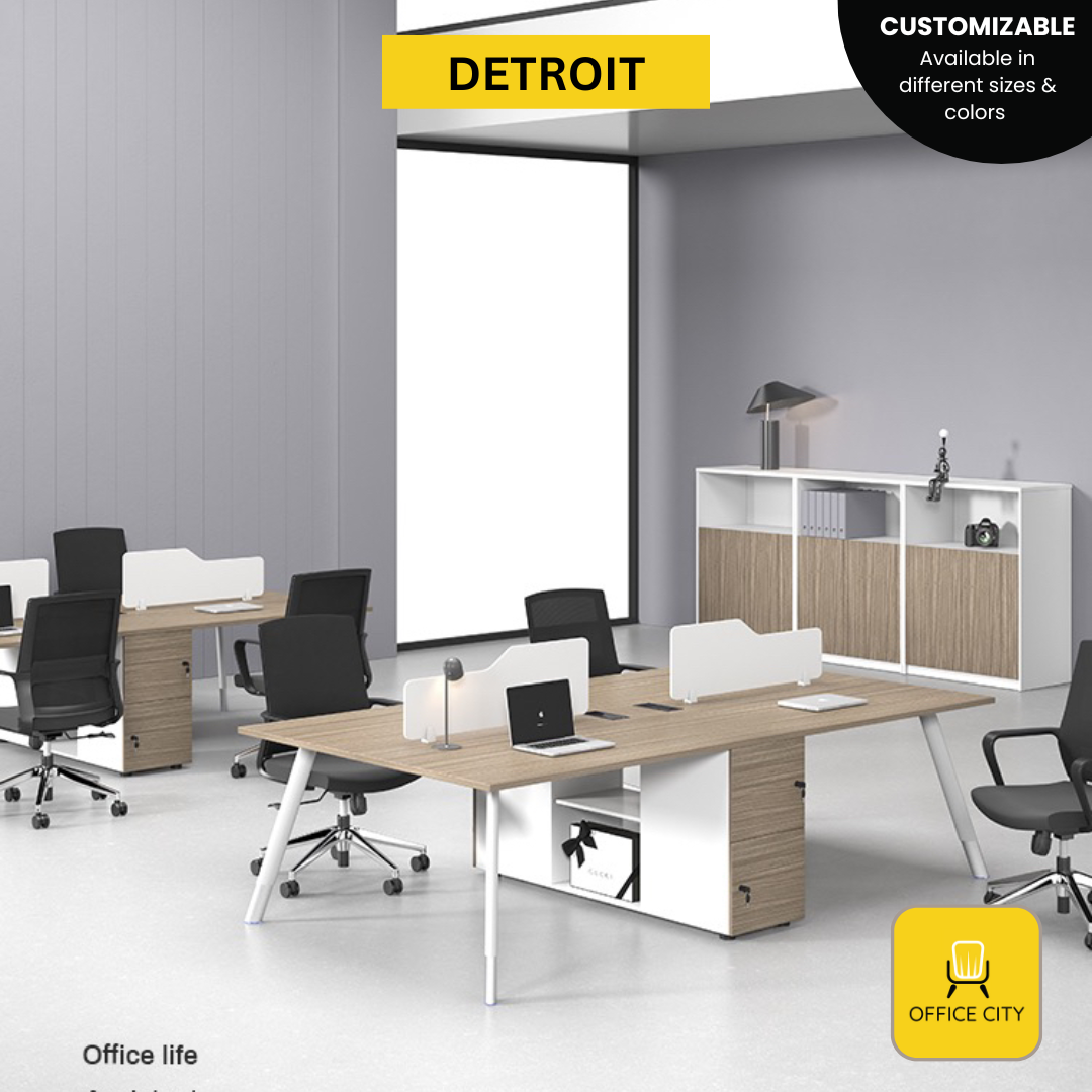 Detroit - Screen Panel Divider Workstation | Customizable