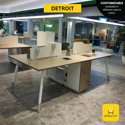 Detroit - Screen Panel Divider Workstation | Customizable