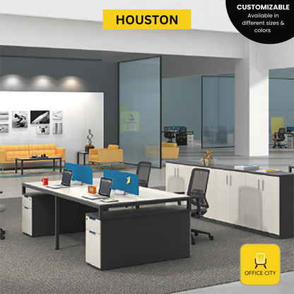 Houston - Screen Panel Divider Workstation | Customizable