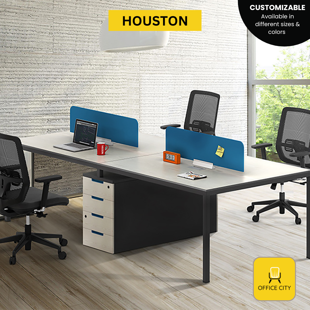 Houston - Screen Panel Divider Workstation | Customizable