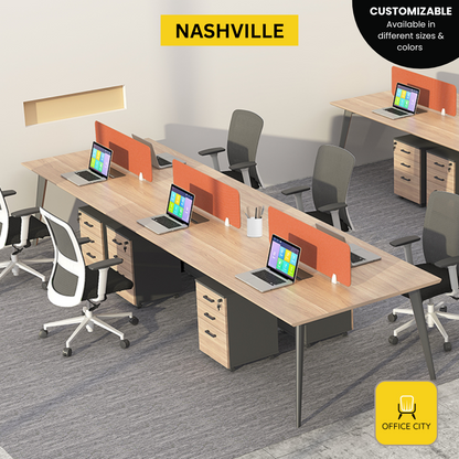 Nashville - Screen Panel Divider Workstation | Customizable