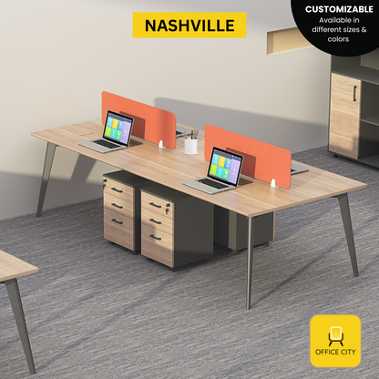 Nashville - Screen Panel Divider Workstation | Customizable