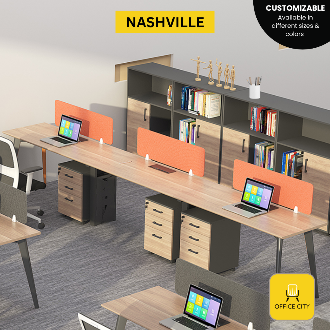 Nashville - Screen Panel Divider Workstation | Customizable