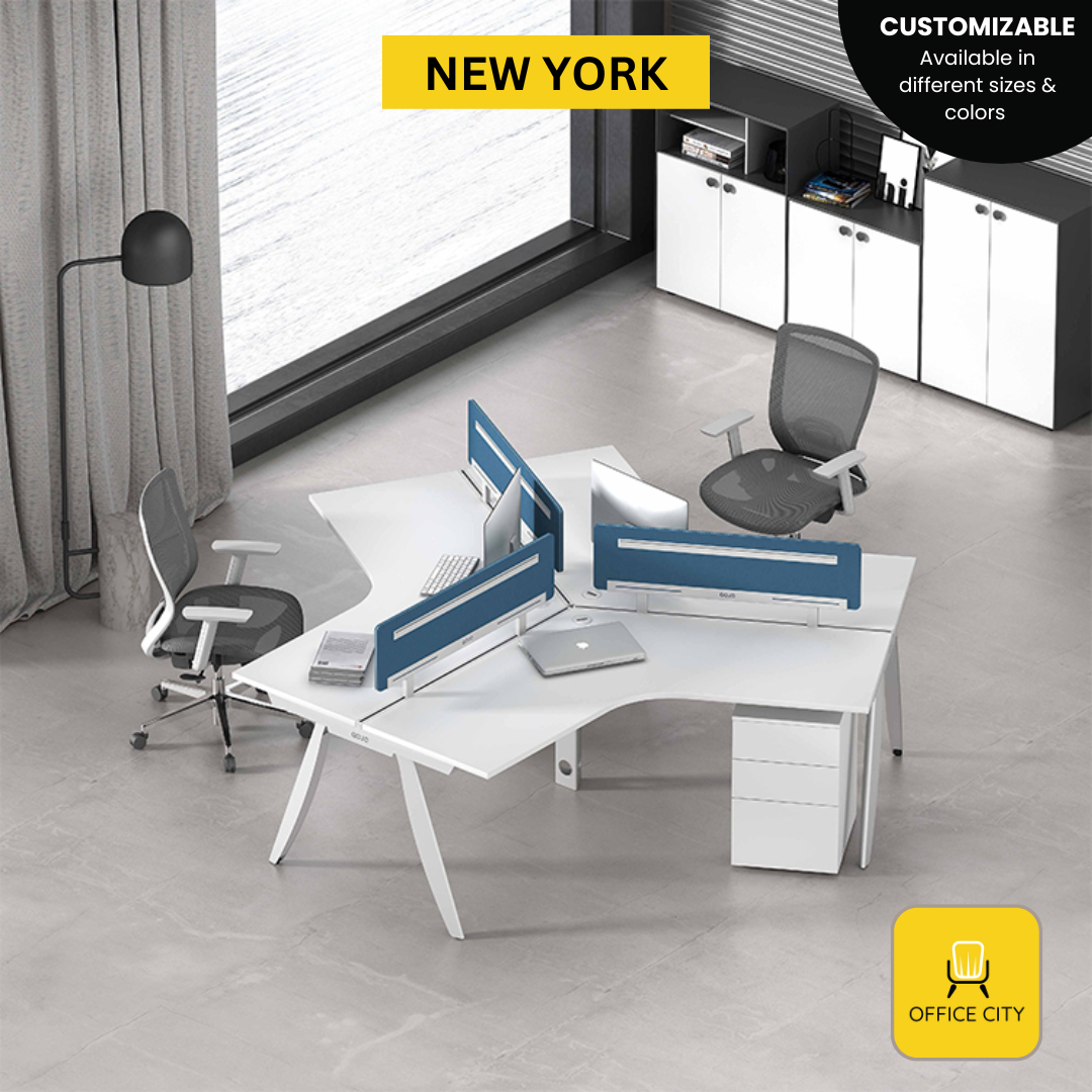 New York - Screen Panel Divider Workstation | Customizable