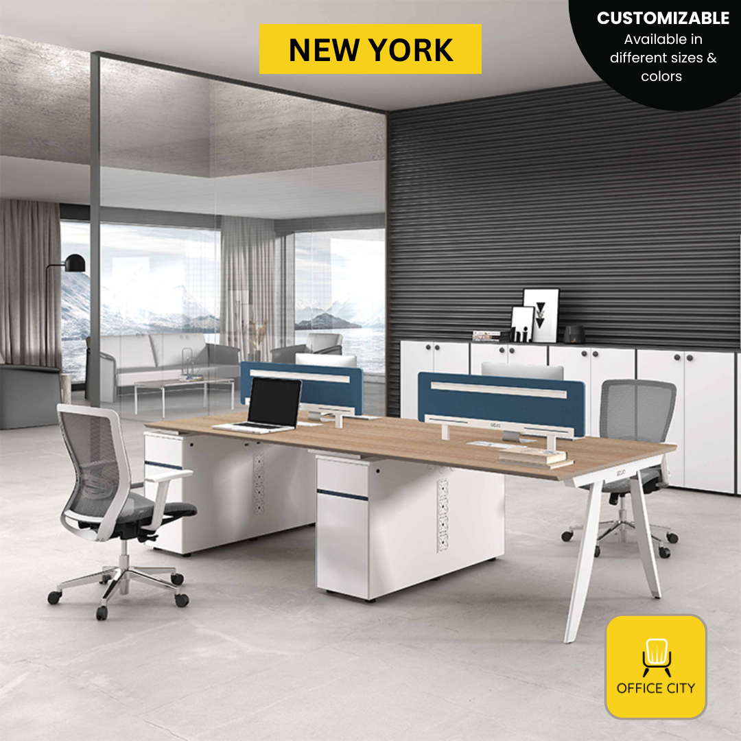 New York - Screen Panel Divider Workstation | Customizable