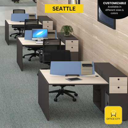 Seattle - Screen Panel Divider Workstation | Customizable