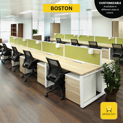 Boston -  Screen Panel Divider Workstation | Customizable