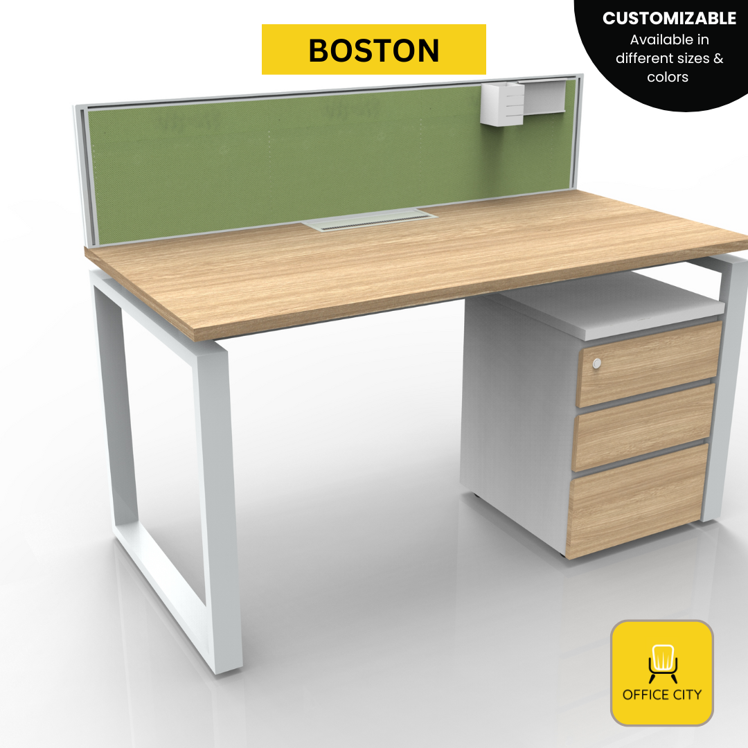 Boston -  Screen Panel Divider Workstation | Customizable