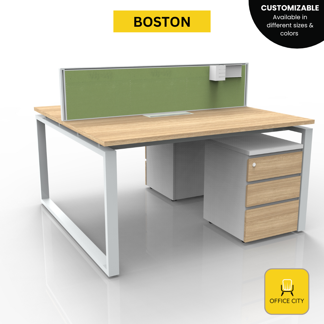 Boston -  Screen Panel Divider Workstation | Customizable