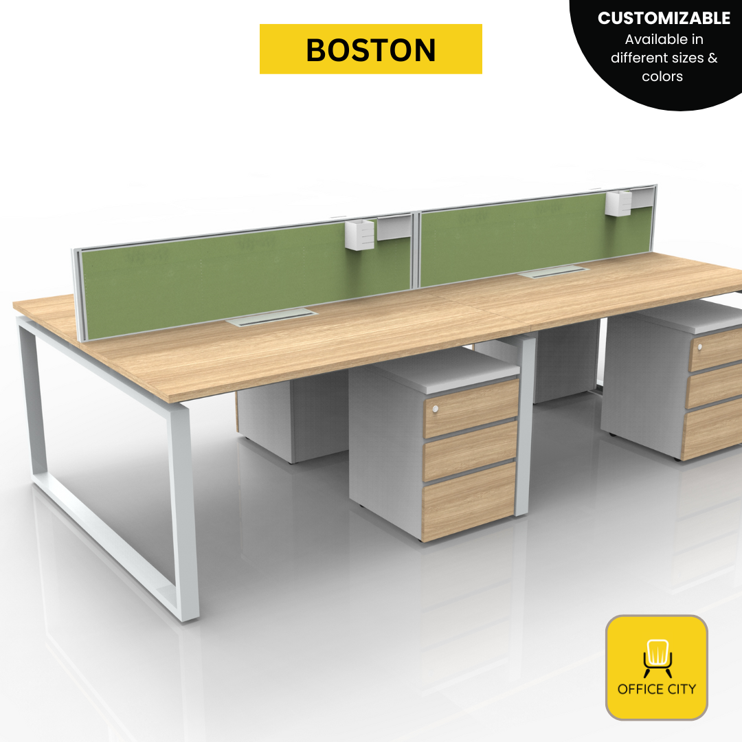 Boston -  Screen Panel Divider Workstation | Customizable